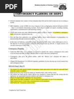 ism conteingency planning