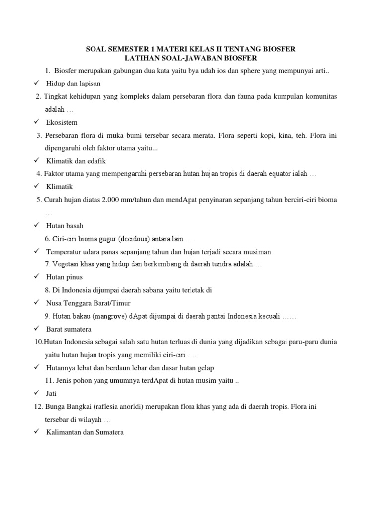 Soal essay tentang flora dan fauna 04 image