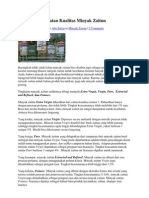 Download Mengenal Tingkatan Kualitas Minyak Zaitundocx by Ade Bsb SN119436959 doc pdf