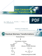 Solid acid catalysts for biomass transformations