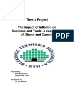 The Impact of Inflation On Business and Trade: A Case Study of Ghana and Canada