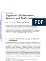 Degredation Bioelastomers Synthesis