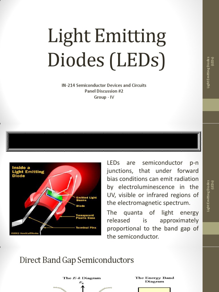 LEDs - Presentation 16 - 9 | PDF | Light Emitting Diode | P–N Junction