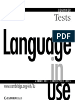 Language in Use Beginner Tests