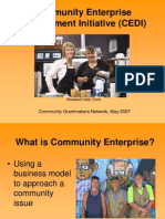 Community Enterprise Development Initiative (CEDI) : Community Grantmakers Network, May 2007