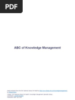 Download knowledge management by Mani Selvan SN119454516 doc pdf