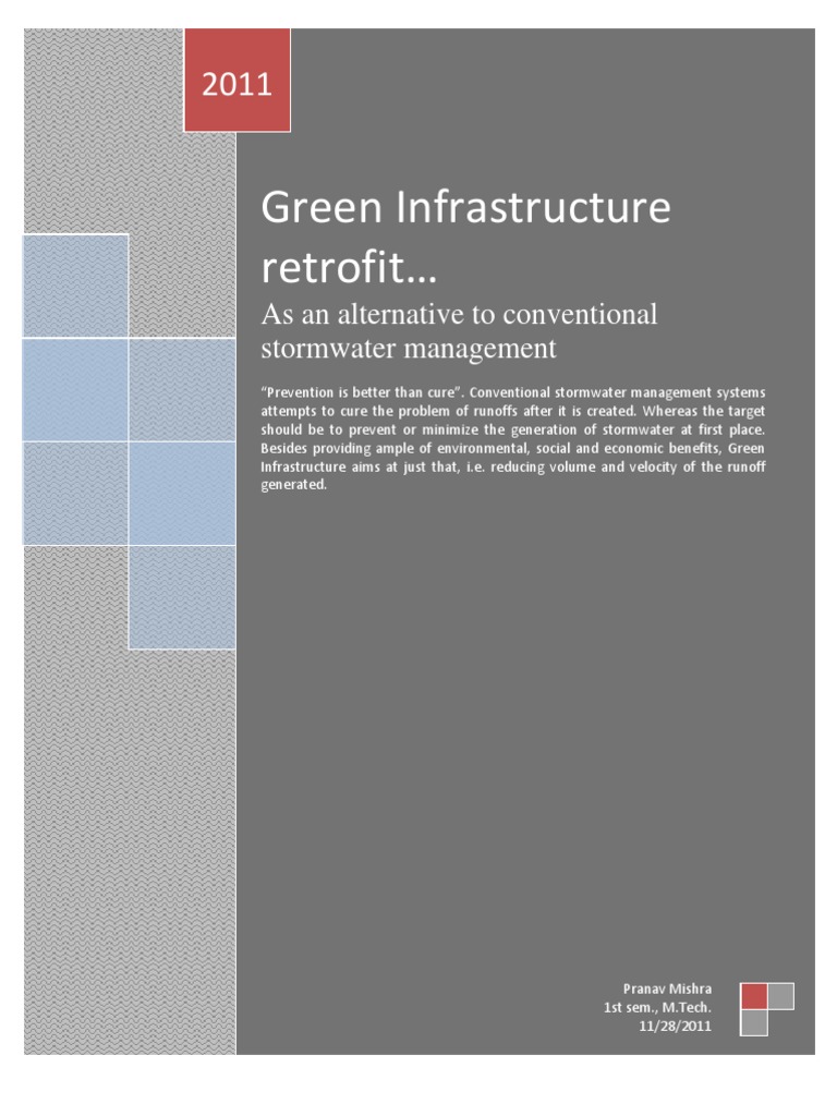 Green Infrastructure for Stormwater Management | PDF | Stormwater ...