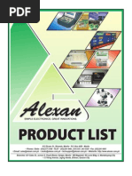 Alexan Prodlist2012