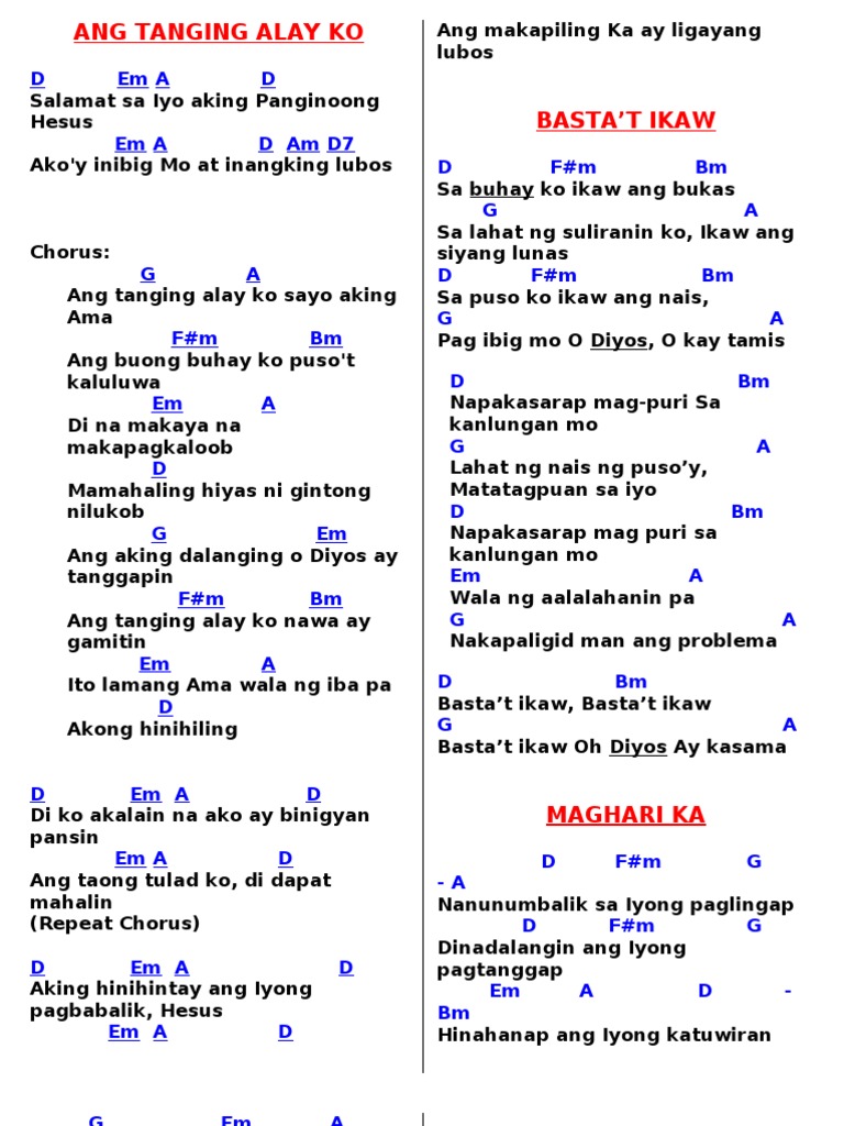 By And By Chords And Lyrics