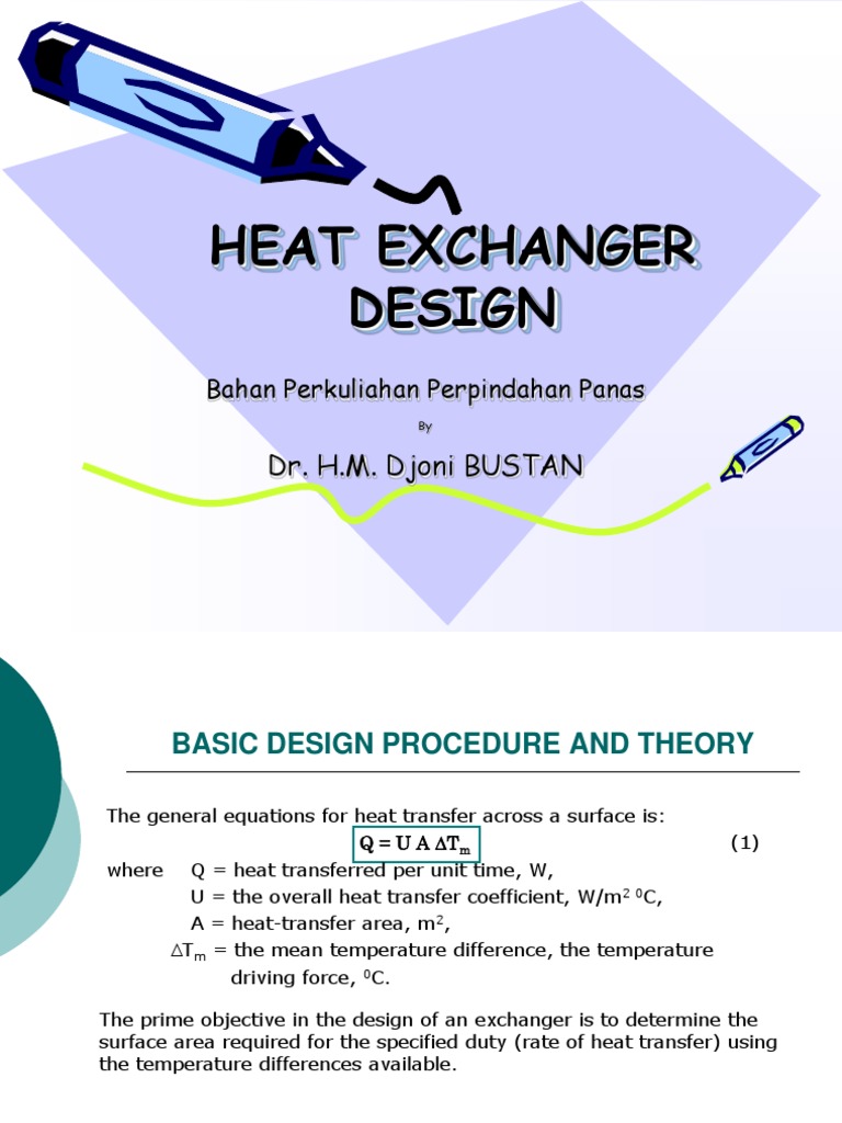 Heat Exchanger Design | PDF | Reynolds Number | Heat Exchanger