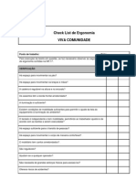 CHeck List de Ergonomia