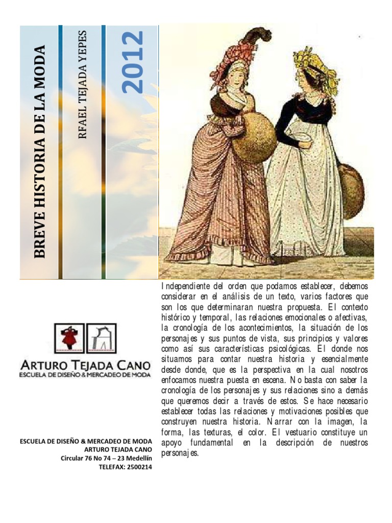 Breve Historia de la Moda | PDF | Traje (ropa) | Moda