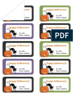 Halloween Labels