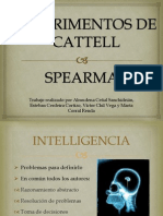 Experimentos de Cattel y Spearman