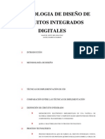 Metodologia de Diseño de Circuitos Integrados Digitales