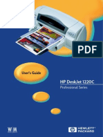 HP Deskiet 1220C Manual.