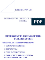 Presentation On: Detergent Flushing of Pre Boiler System