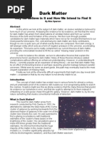 Essay Dark Matter