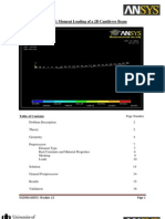 Module 1.5: Moment Loading of A 2D Cantilever Beam