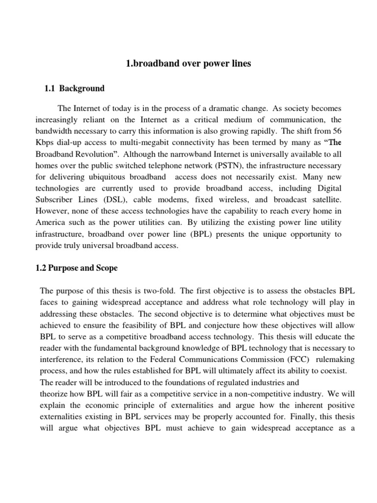 Broadband Over Power Lines: Challenges & Solutions | PDF | Computers