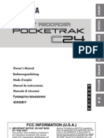 POCKETRAK C24 Owner's Manual