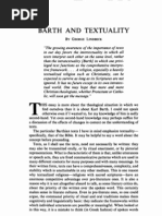 Barth and Textuality