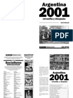 Argentina 2001 Revuelta y Despues - Harman PDF