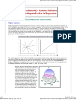 Multi-Collineartity, Variance Inflation and Orthogonalization in Regression