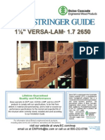 1 " Versa-Lam 1.7 2650: Stair Stringer Guide