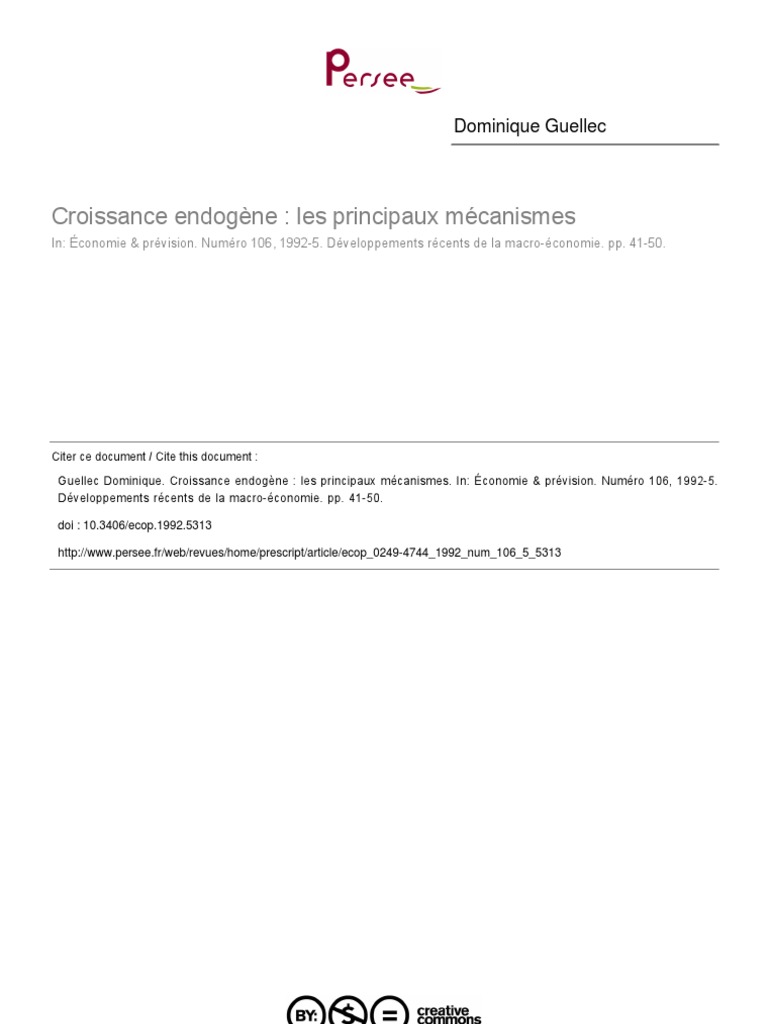 Croi Endogene | PDF