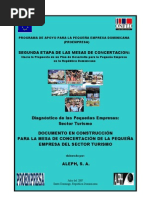 Diagnostico Pequena Empresa Turismo en Rd
