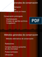 Conservacion de Alimentos