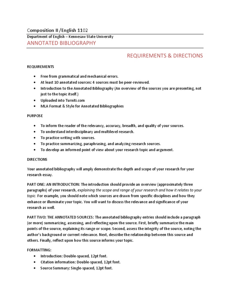 How to start an annotated bibliography image