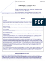 Cochrane - Restricción de líquidos por vía oral y de ingesta de alimentos durante el trabajo de parto