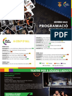 Programació Cultural Alzira - Hivern 2013‏