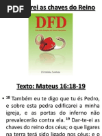 Eu te darei as chaves do Reino (Mateus 16:19)