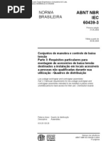 NBR IEC 60439-3 - 2004 - Conjuntos de Manobra e Controle de Baixa Tensao - Parte 3