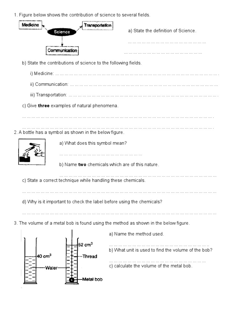 Form 1 Science | PDF