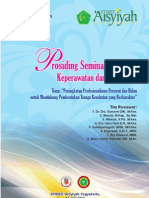 Prosiding Seminar Nasional Keperawatan & Kebidanan