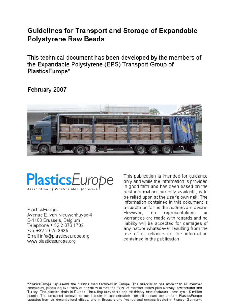 GuidelinesTransportStorageEPSbeadsfinalMarch2007 20070331 001 en v1