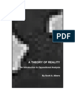 Theory of Reality Vol 3 Oppositional Analysis