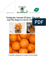 Determinatio of Acid Contents in Sour Fruits