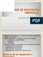 ECOLOGIE SI PROTECŢIA MEDIULUI