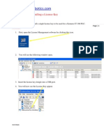 9 Installing the License Key