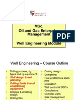 Well Engineering, Well Design and Drilling Fluids