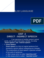 Direct Indirect Speech