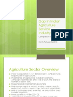 Gap in Indian Agriculture Service Industry