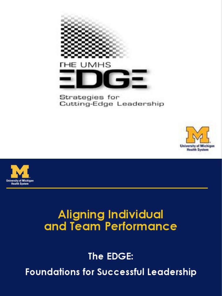 Aligning Team and Individual Performance | PDF | Goal | Performance ...
