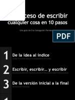 El proceso de escribir