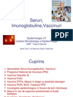 Seruri, Imunoglobuline, Vaccinuri